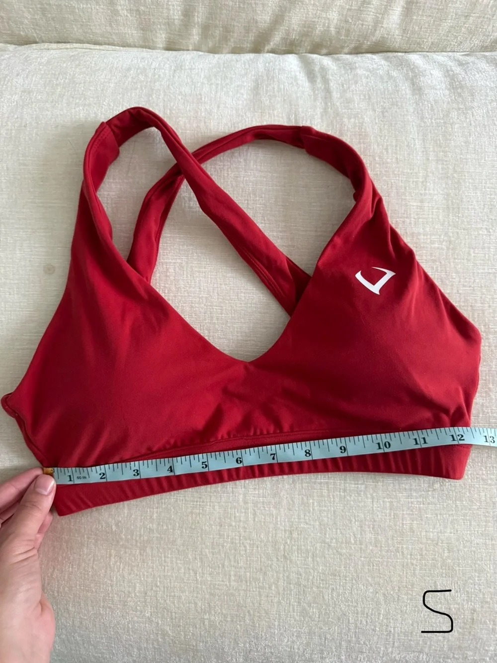 Violate The Dress Code Red Crisscross Open-Back Sports Bra - Picture 7 of 7